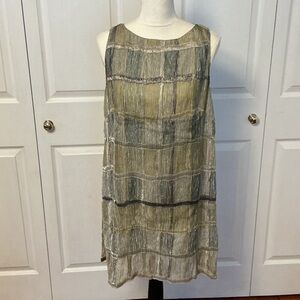 Elegant Sleeveless Plaid Mini Dress